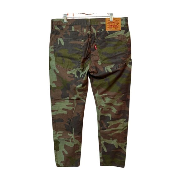 LEVI'S HI-BALL Camo Jeans Premium BIG PATCH Levis Red Tab Patched Distressing - Picture 1 of 9